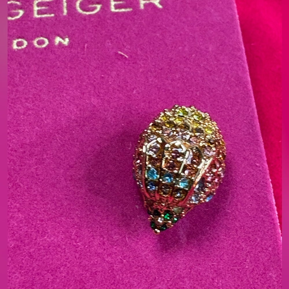 Kurt Geiger London Eagle Stud Earrings | Multicolor Crystal | NWT - Picture 4 of 6